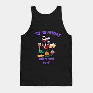 Holiday funny food drink friend  fun Tank Top